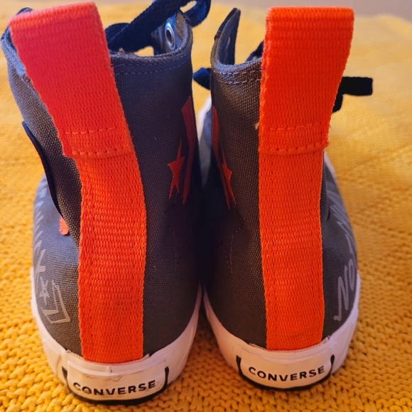 Converse Orange and Green Sneakers - Picture 3 of 5